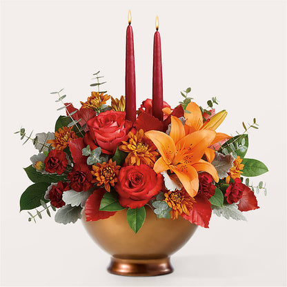 Fruits of Fall Centerpiece –  The Owls Nest Florist, Clover SC