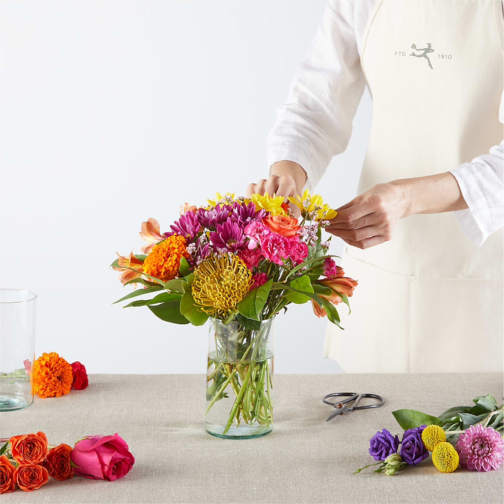 Feast of Color – A Florist Original –  The Owls Nest Florist, Clover SC