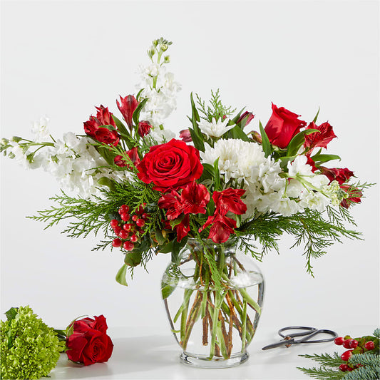 Merry Moment Bouquet – A Florist Original –  The Owls Nest Florist, Clover SC