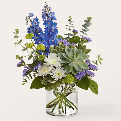 Cerulean Waves Bouquet –  The Owls Nest Florist, Clover SC