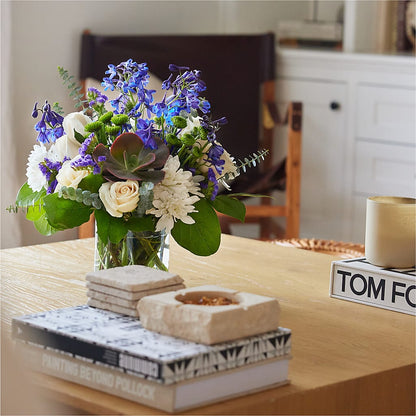Cerulean Waves Bouquet –  The Owls Nest Florist, Clover SC
