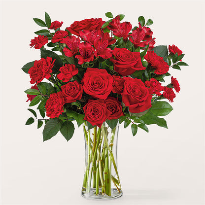Brilliant Ruby Bouquet –  The Owls Nest Florist, Clover SC