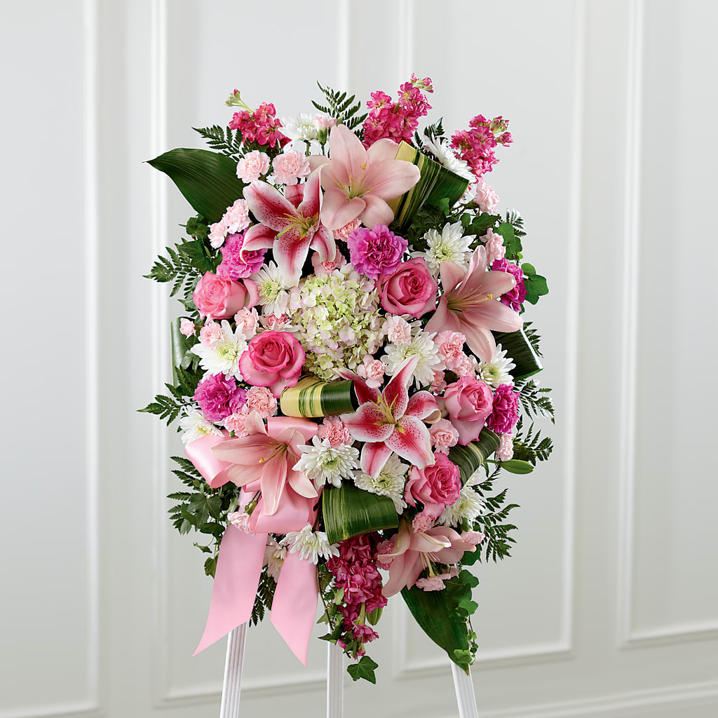 Comforting Standing Spray –  The Owls Nest Florist, Clover SC