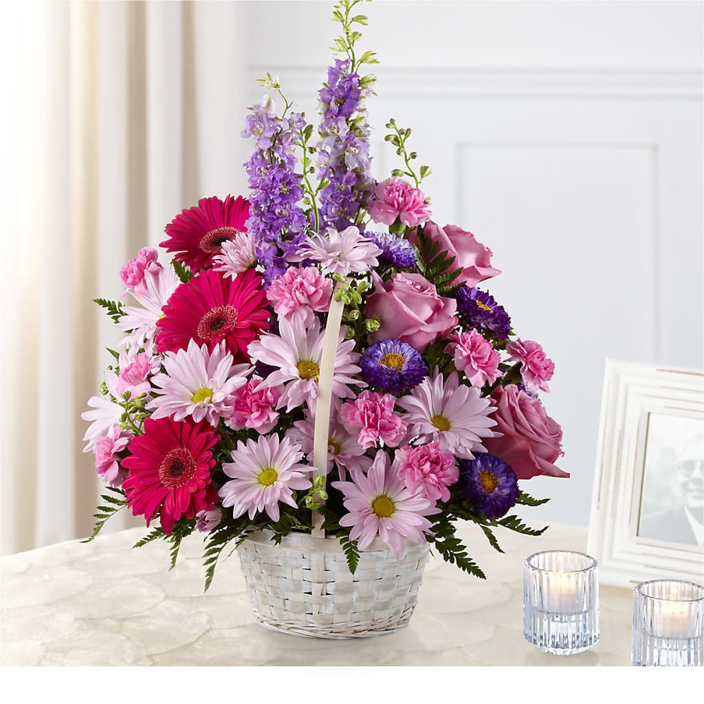 Pastel Peace Basket –  The Owls Nest Florist, Clover SC