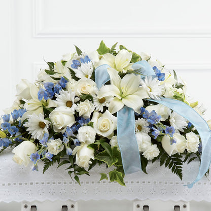Tender Treasure Casket Spray –  The Owls Nest Florist, Clover SC