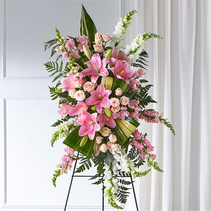 Elegant Embrace Standing Spray –  The Owls Nest Florist, Clover SC