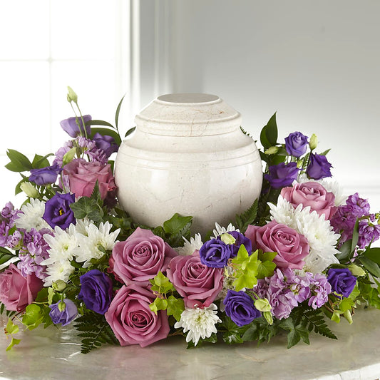 Blooming Sympathy Cremation Adornment –  The Owls Nest Florist, Clover SC