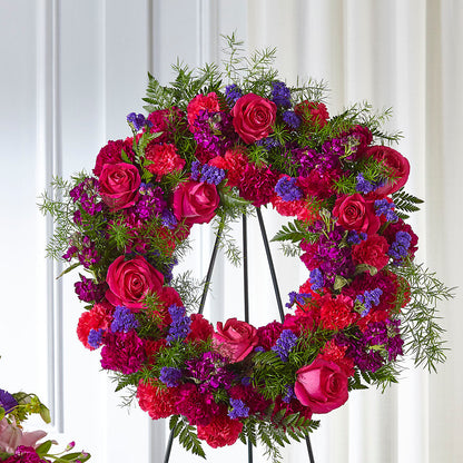 Calming Colors Wreath –  The Owls Nest Florist, Clover SC