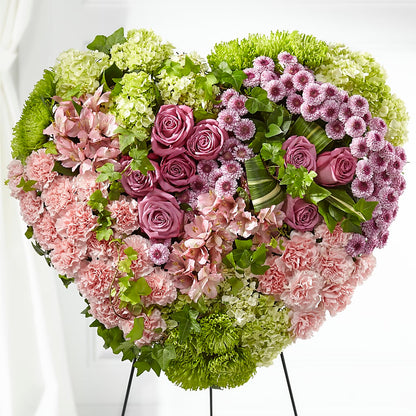 Heartwarming Standing Heart –  The Owls Nest Florist, Clover SC