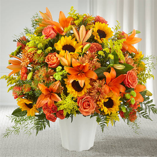Harvest Thoughts Floor Basket –  The Owls Nest Florist, Clover SC