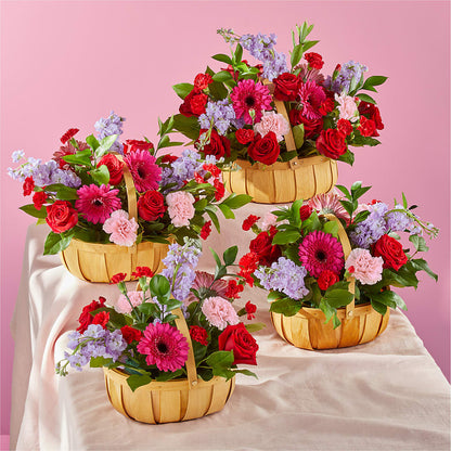 Pink Picnic Basket –  The Owls Nest Florist, Clover SC