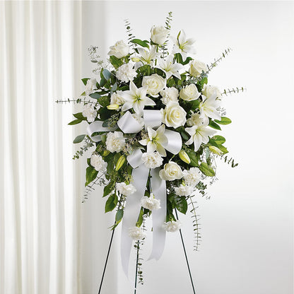With Care Standing Spray –  The Owls Nest Florist, Clover SC