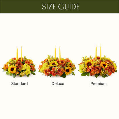 Autumn Harmony Centerpiece –  The Owls Nest Florist, Clover SC
