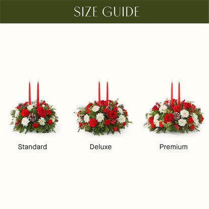 Holiday Soiree Centerpiece –  The Owls Nest Florist, Clover SC
