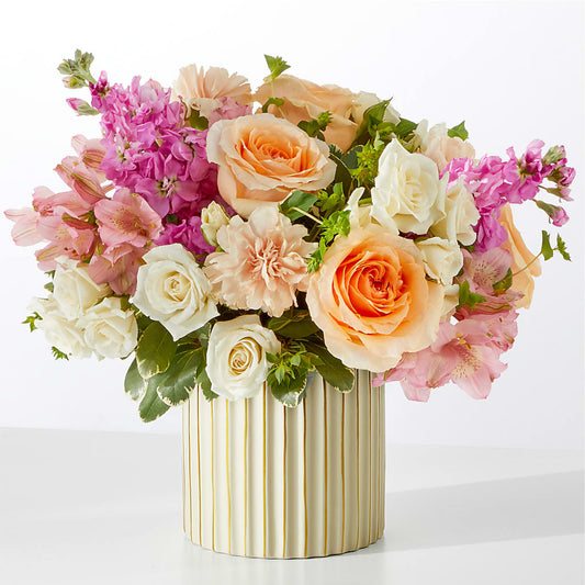 Paradise Bouquet with Ivory Vase –  The Owls Nest Florist, Clover SC