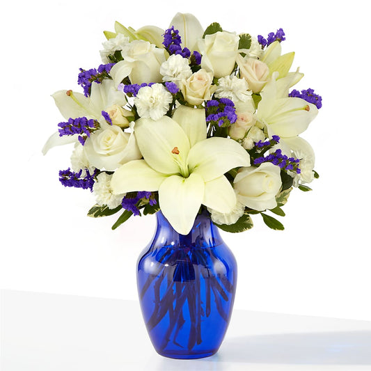 Sapphire Rush Bouquet –  The Owls Nest Florist, Clover SC