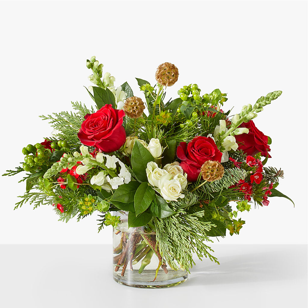Deck the Halls Bouquet –  The Owls Nest Florist, Clover SC