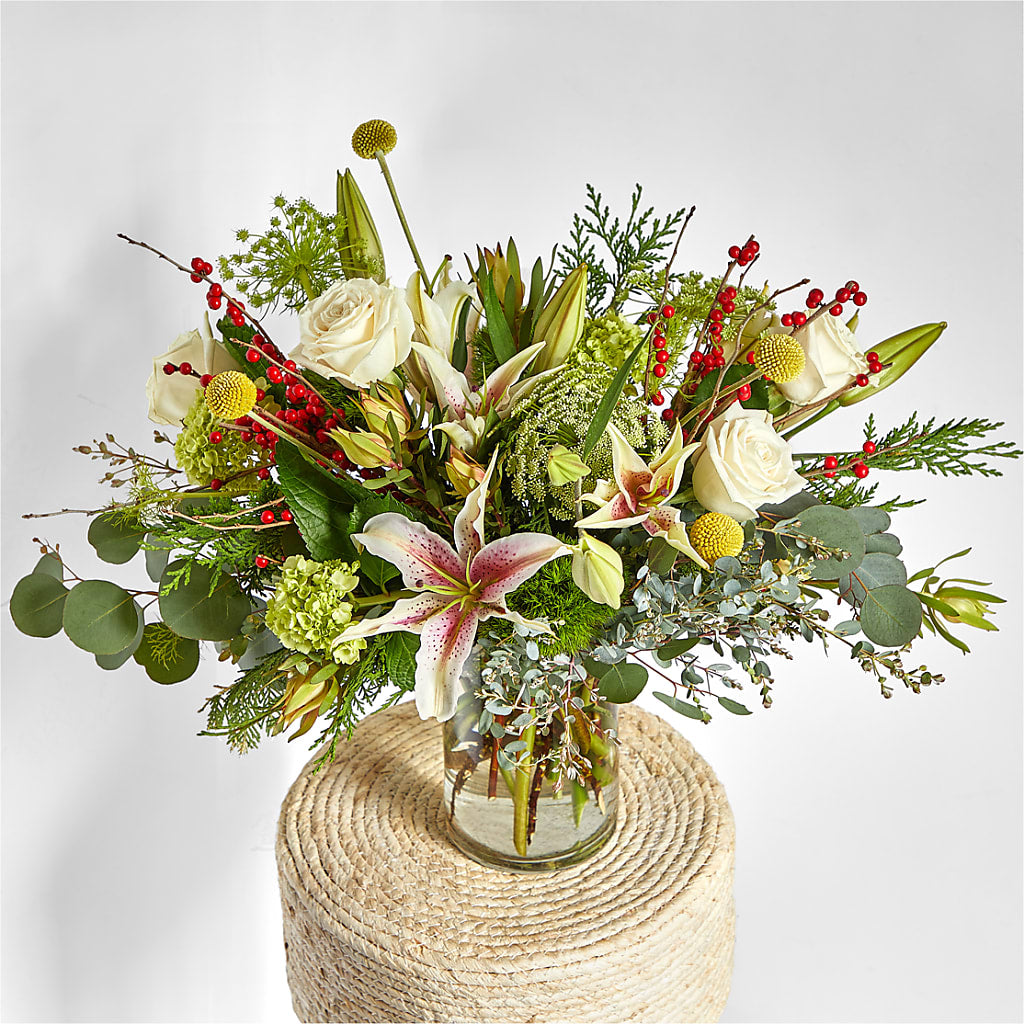 Berry & Bright Bouquet –  The Owls Nest Florist, Clover SC