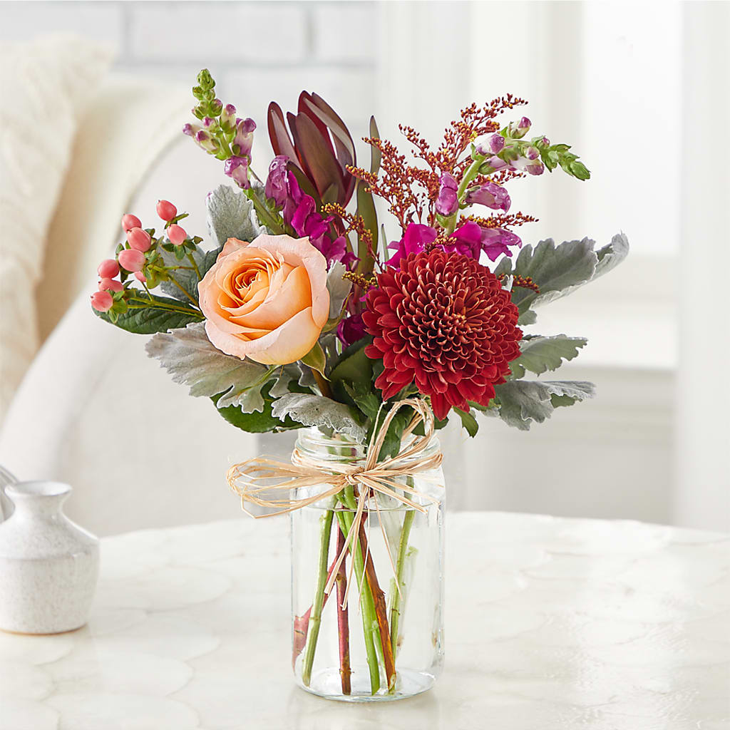 Moody Hues Bouquet –  The Owls Nest Florist, Clover SC