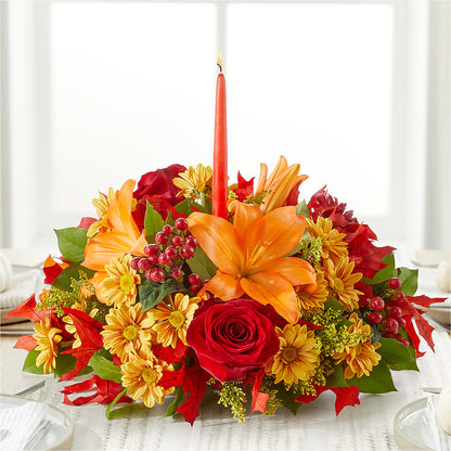 Autumn's Embrace Centerpiece –  The Owls Nest Florist, Clover SC