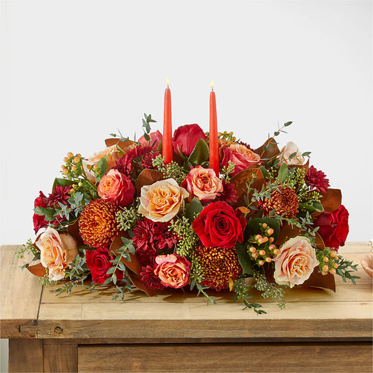 Gather Near Centerpiece –  The Owls Nest Florist, Clover SC