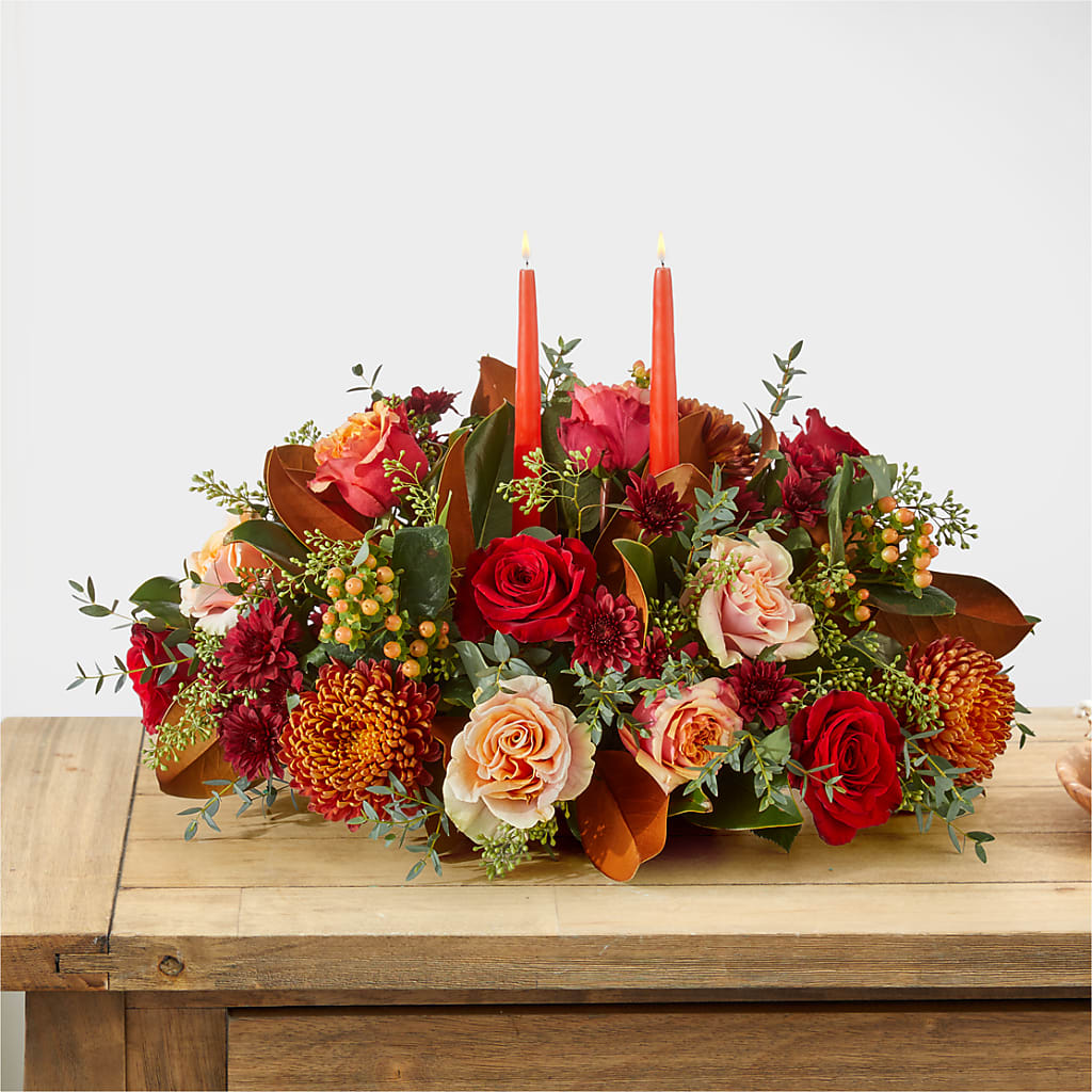Gather Near Centerpiece –  The Owls Nest Florist, Clover SC