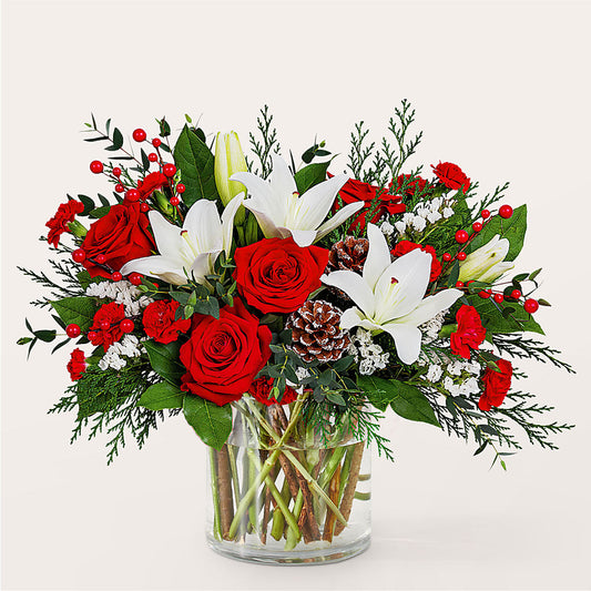 Best in Snow Bouquet –  The Owls Nest Florist, Clover SC
