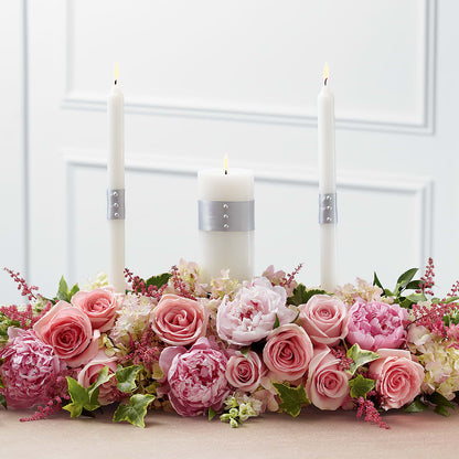 Worldwide Romance Unity Candle Arrangement –  The Owls Nest Florist, Clover SC