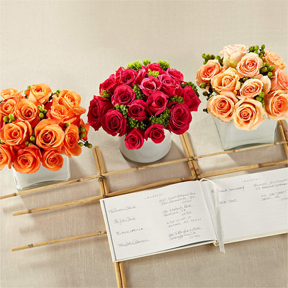 Dawn Rose Centerpiece –  The Owls Nest Florist, Clover SC